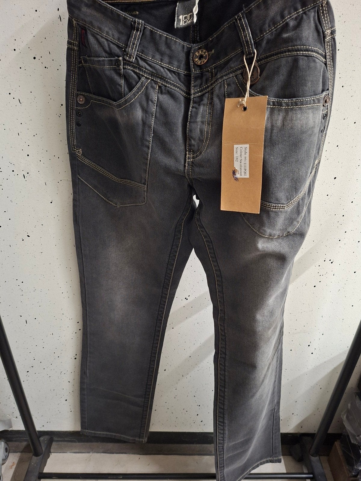 Denim spijkerbroek maat 182 - Grijs, Kleding | Heren, Overige jeansmaten, Rags Denim, Nieuw, Ophalen of Verzenden