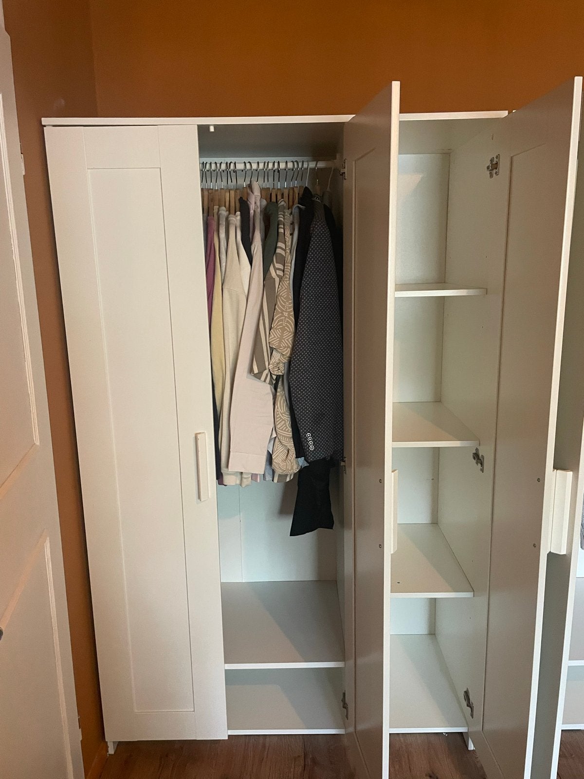 2x Ikea Brimnes Kledingkast, Huis en Inrichting, Kasten | Kledingkasten, Zo goed als nieuw, 200 cm of meer, 100 tot 150 cm, 50 tot 75 cm