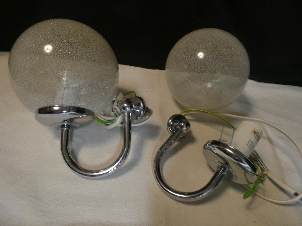 Vintage Pilkington spiegelverlichting, Ophalen of Verzenden, Zo goed als nieuw, Glas, Vintage