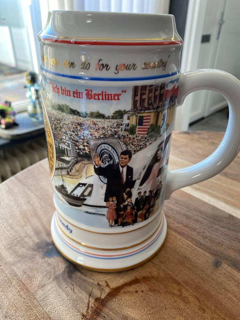 JFK "American Heritage Collection" bierpul - S.P. Gerz, Ophalen of Verzenden, Zo goed als nieuw