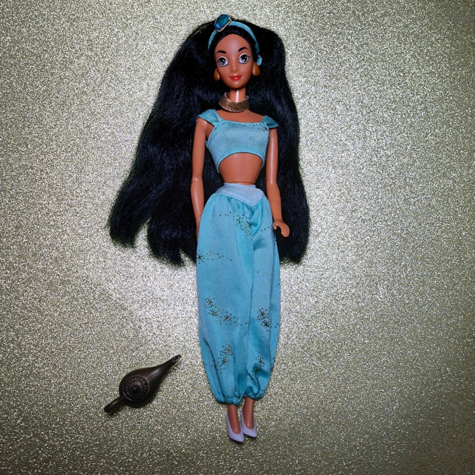 Vintage Mattel Disney Prinses Jasmine uit film 1990s, Verzamelen, Ophalen of Verzenden, Zo goed als nieuw, Fashion Doll