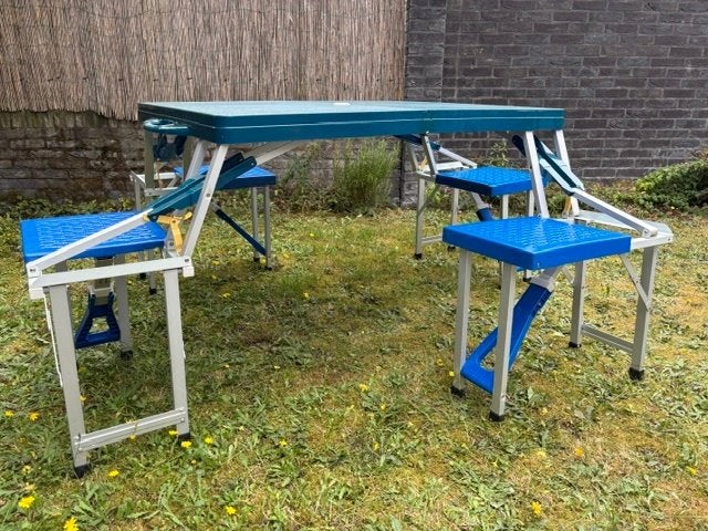 Campingtafel inklapbaar Bo-Camp, Caravans en Kamperen, Kampeermeubelen, Ophalen, Gebruikt, Campingtafel