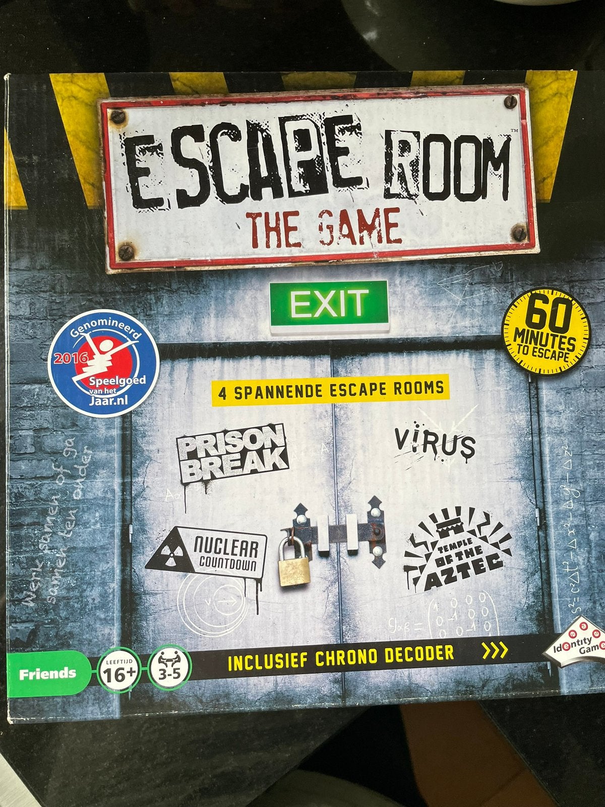 ESCAPE ROOM THE GAME, Drie of vier spelers, Ophalen of Verzenden, Zo goed als nieuw