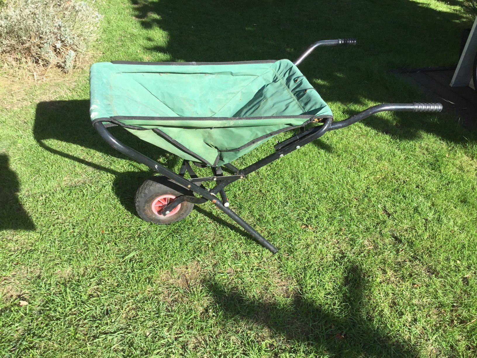 Opvouwbare kruiwagen, Tuin en Terras, Ophalen of Verzenden, Gebruikt