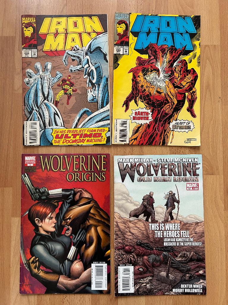 Usa Comics iron man en wolverine 1993 en 2007-2008, Amerika, Marvel Comics, Meerdere comics, Ophalen