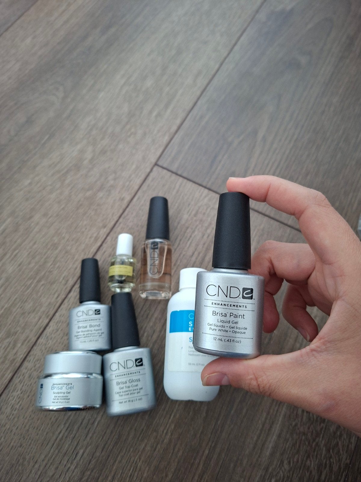 CND nails nagelspullen gellak acryl gel verzorging nagels, Ophalen of Verzenden, Nieuw, Overige kleuren, Handen en Nagels