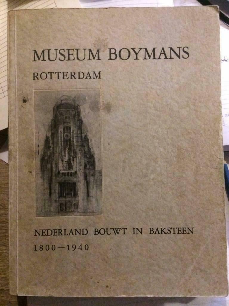 Catalogus tentoonstelling Nederland bouwt in baksteen (1941), Gelezen, D. Hannema e.a., Ophalen of Verzenden, Overige onderwerpen