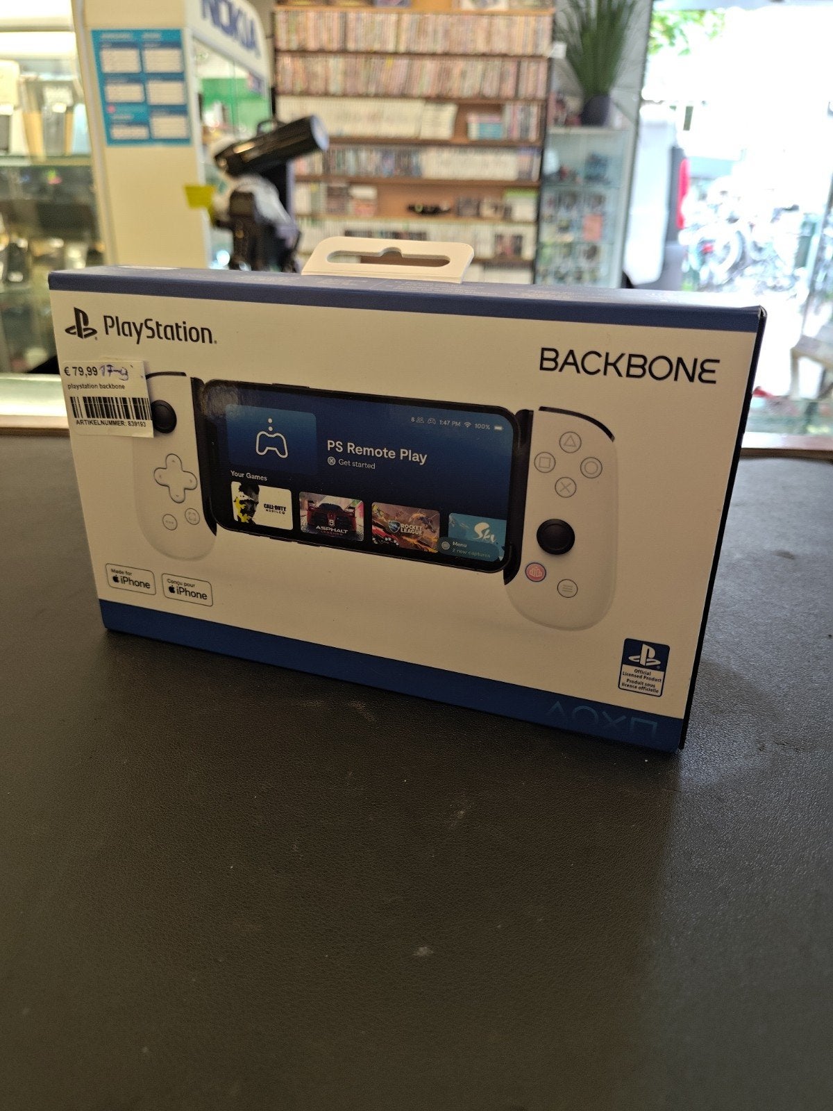 Backbone One PlayStation Edition voor iPhone, Ophalen of Verzenden, Zo goed als nieuw, Controller, PlayStation 1