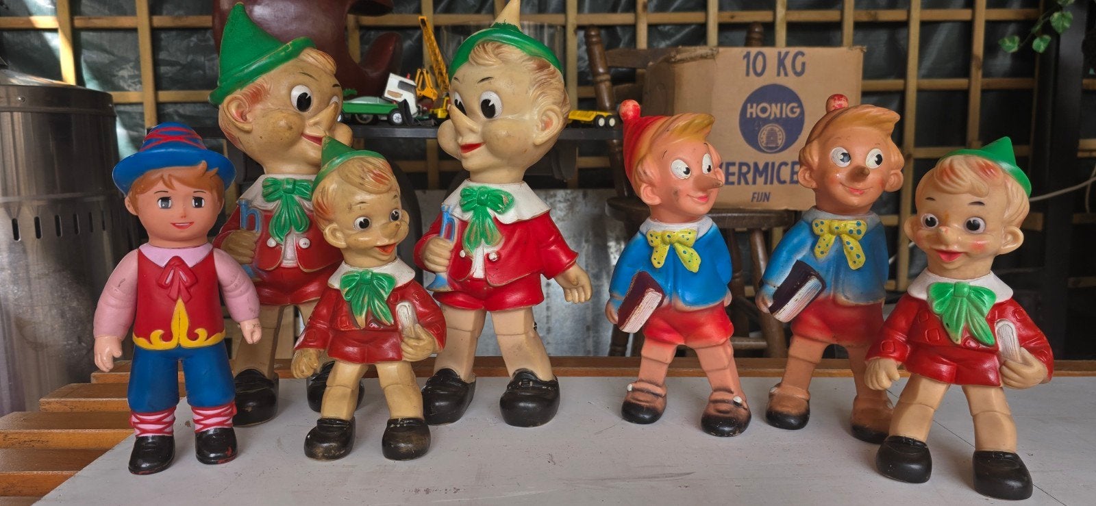 Vintage Pinokkio pieppopen Collectie, Ophalen, Gebruikt
