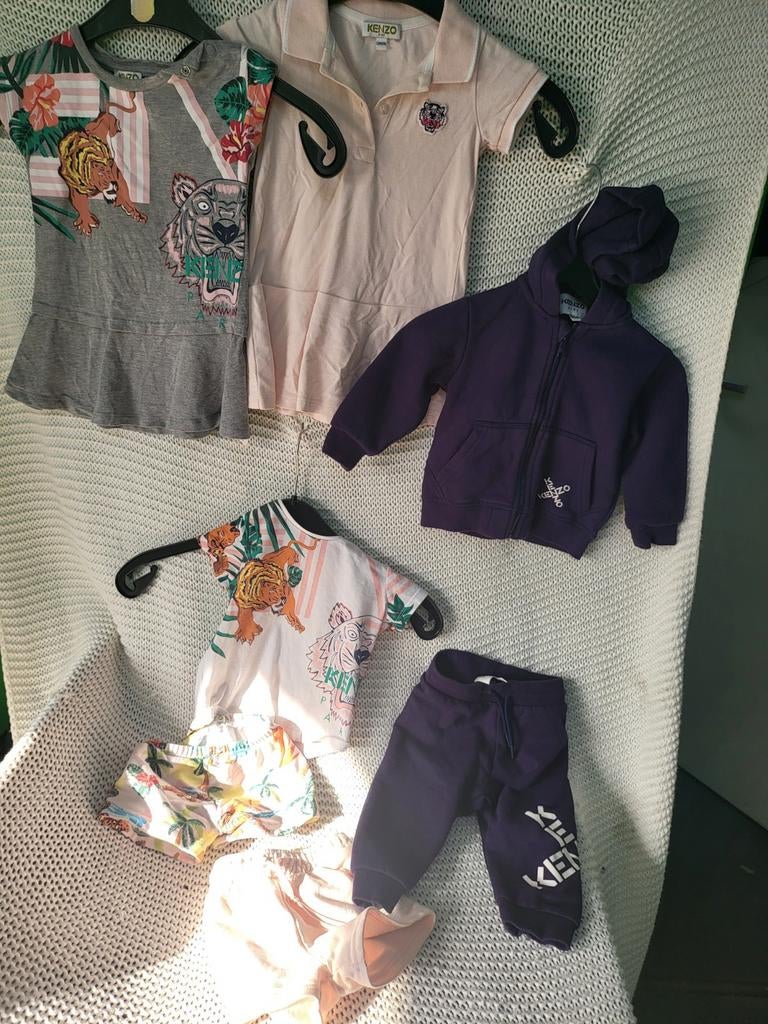 Pakket maat 74 kenzo merkkleding origineel designer partij, Kinderen en Baby's, Ophalen of Verzenden, Zo goed als nieuw, Maat 74