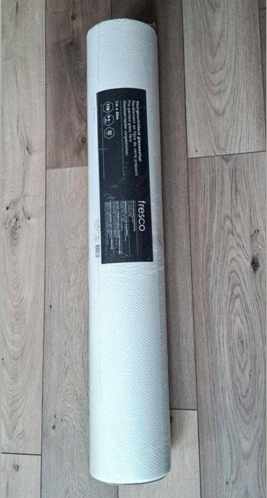 FRESCO Glasweefselbehang 1mx50m 🙂, Ophalen, Minder dan 10 m², Wit, Glasweefselbehang ruit