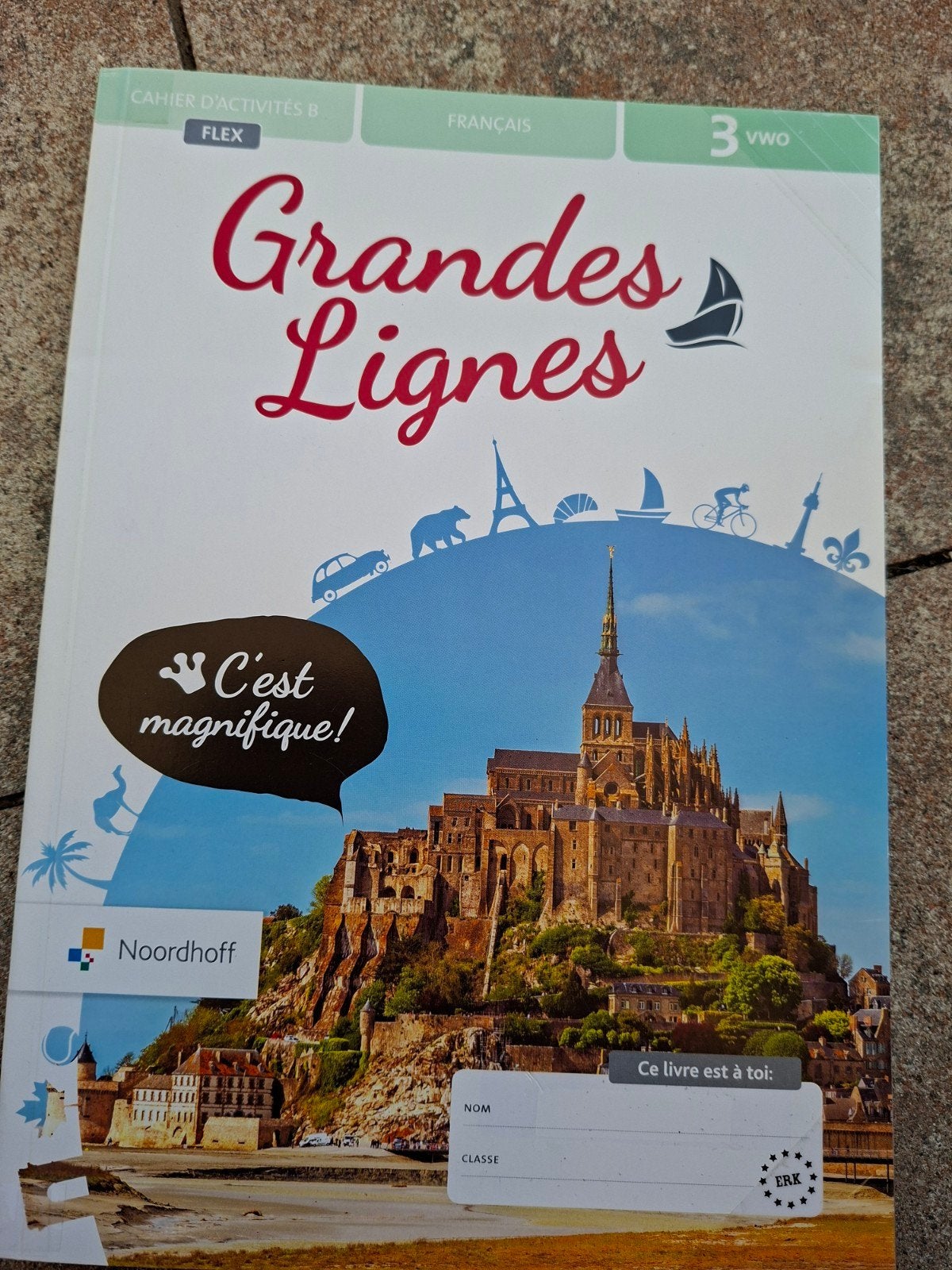 Grandes Lignes Cahier d'activités B Frans 3 VWO, Boeken, Schoolboeken, Zo goed als nieuw, Frans, VWO, Ophalen of Verzenden