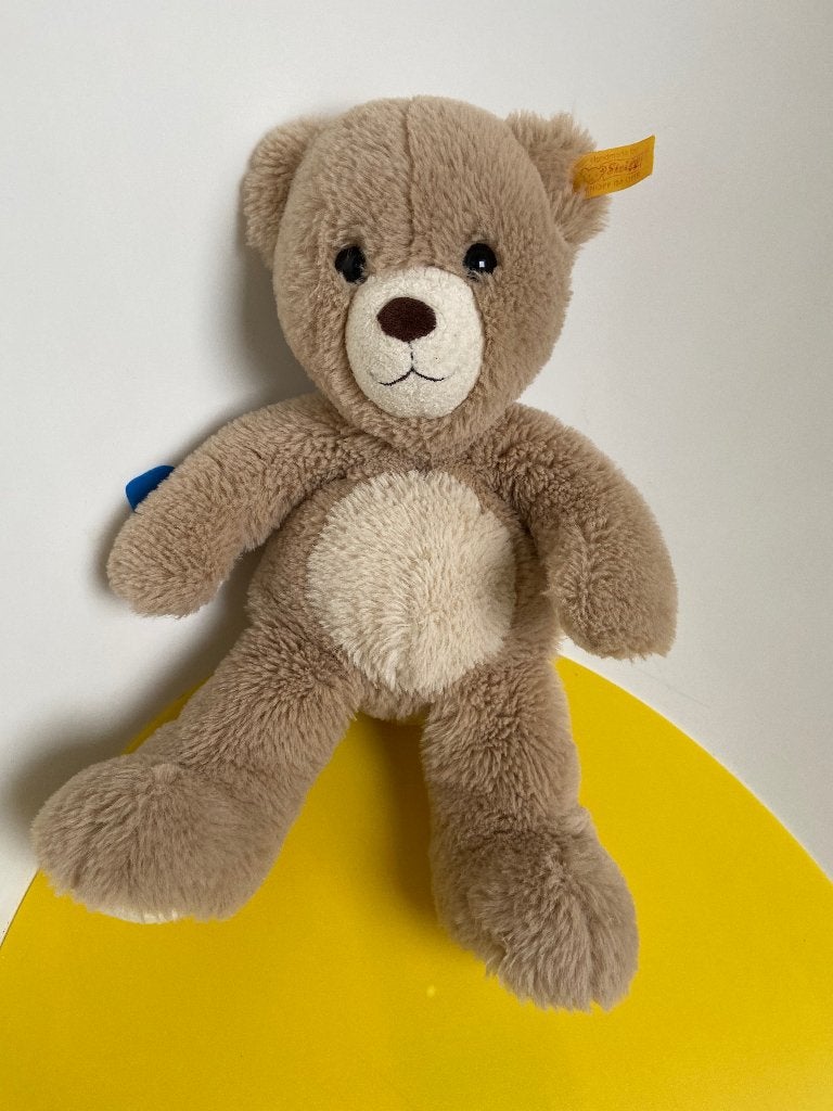 K3252 Steiff beer beertje bruin, Kinderen en Baby's, Speelgoed | Knuffels en Pluche, Ophalen of Verzenden, Zo goed als nieuw, Beer