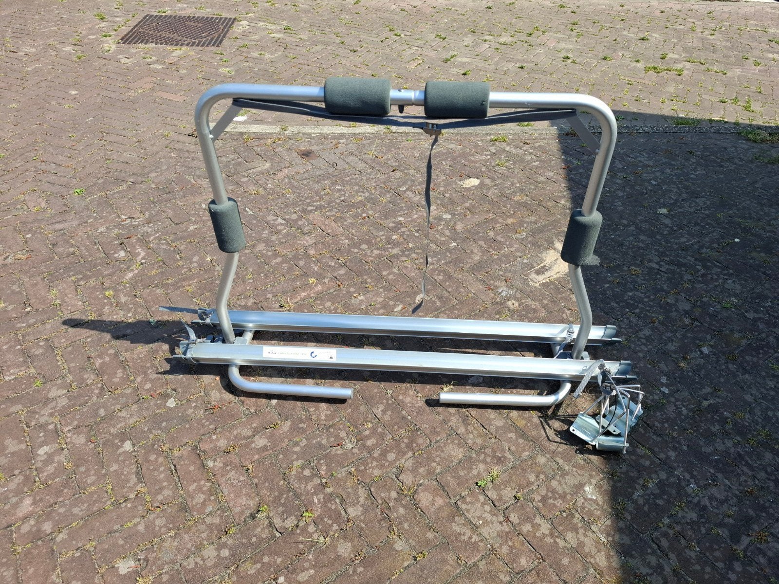Fietsendrager dissel voor 2 fietsen, Ophalen of Verzenden, 2 fietsen, Gebruikt, Achterklepdrager