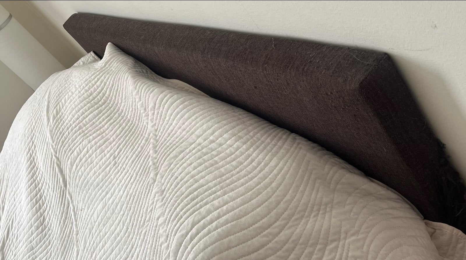 Tweepersoons boxspring bed - Bruin alleen het onderstel., Huis en Inrichting, Ophalen, Gebruikt, Bruin, Tweepersoons