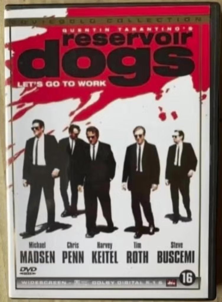 DVD Reservoir Dogs; Quentin Tarantino; Movie gold collection, Vanaf 16 jaar, Ophalen of Verzenden, Zo goed als nieuw, Actie