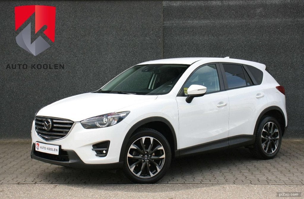 Mazda CX-5 2.5 SkyActiv-G 192 GT-M 4WD, Auto's, Mazda, Automaat, Automatische klimaatregeling, Wit, SUV of Terreinwagen