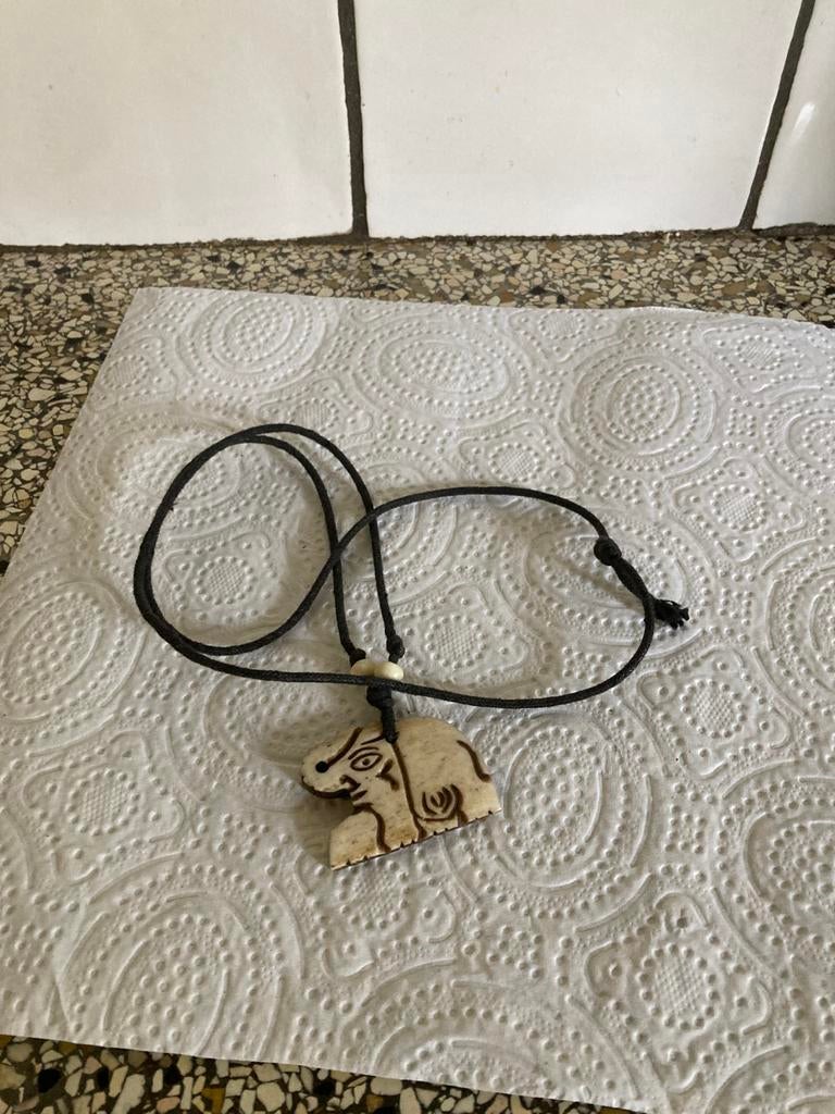 Ketting olifant, Ophalen of Verzenden, Zo goed als nieuw, Overige kleuren, Overige materialen