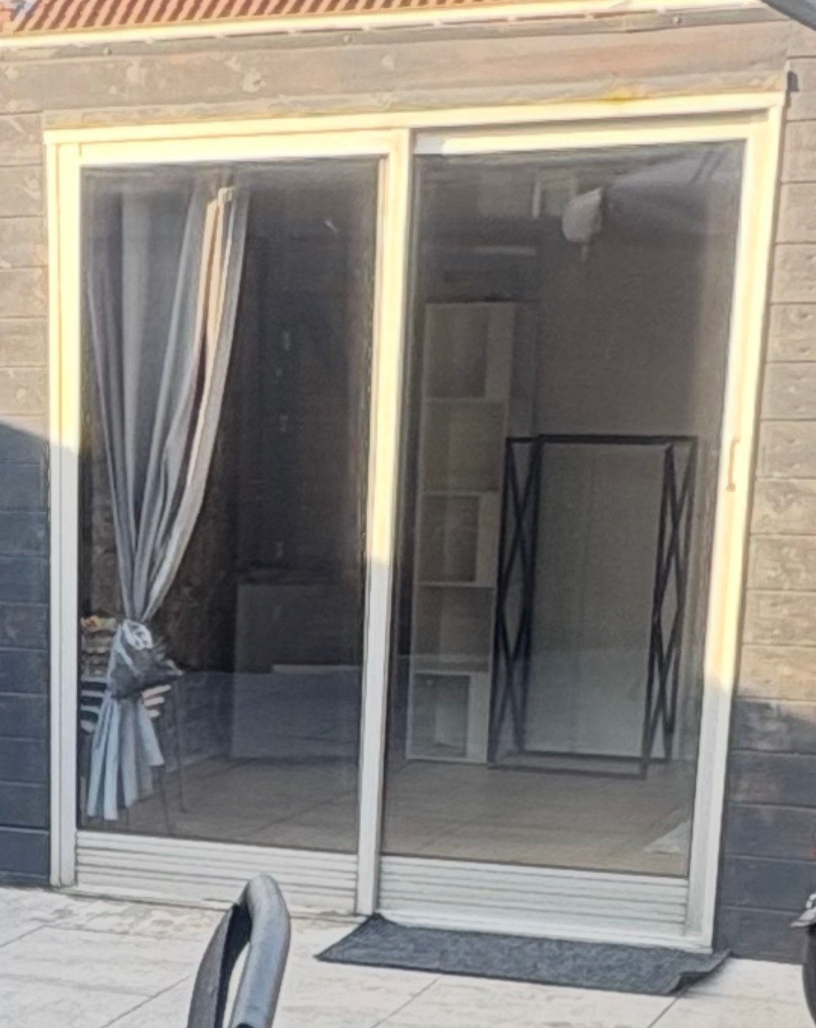 Aluminium Schuifpui - 194x210 cm - Goede staat, Ophalen, Gebruikt, 120 cm of meer, Buitendeur