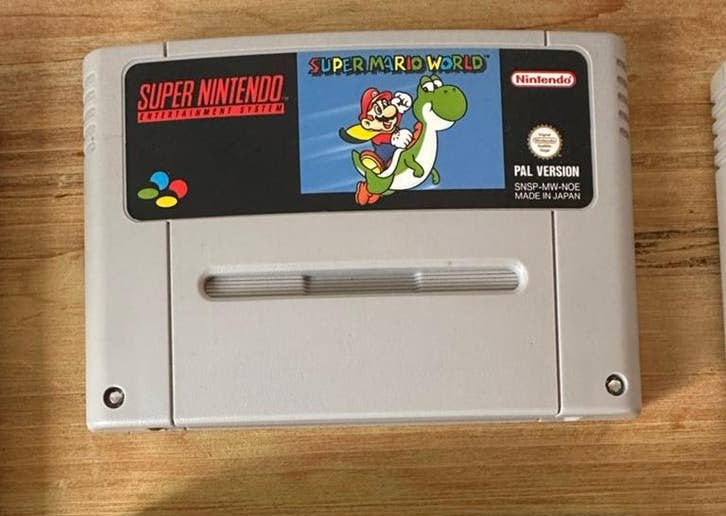 SNES Super Nintendo Super Mario World / Mickey Magical Quest, Gebruikt, 1 speler, Ophalen of Verzenden, Vanaf 3 jaar