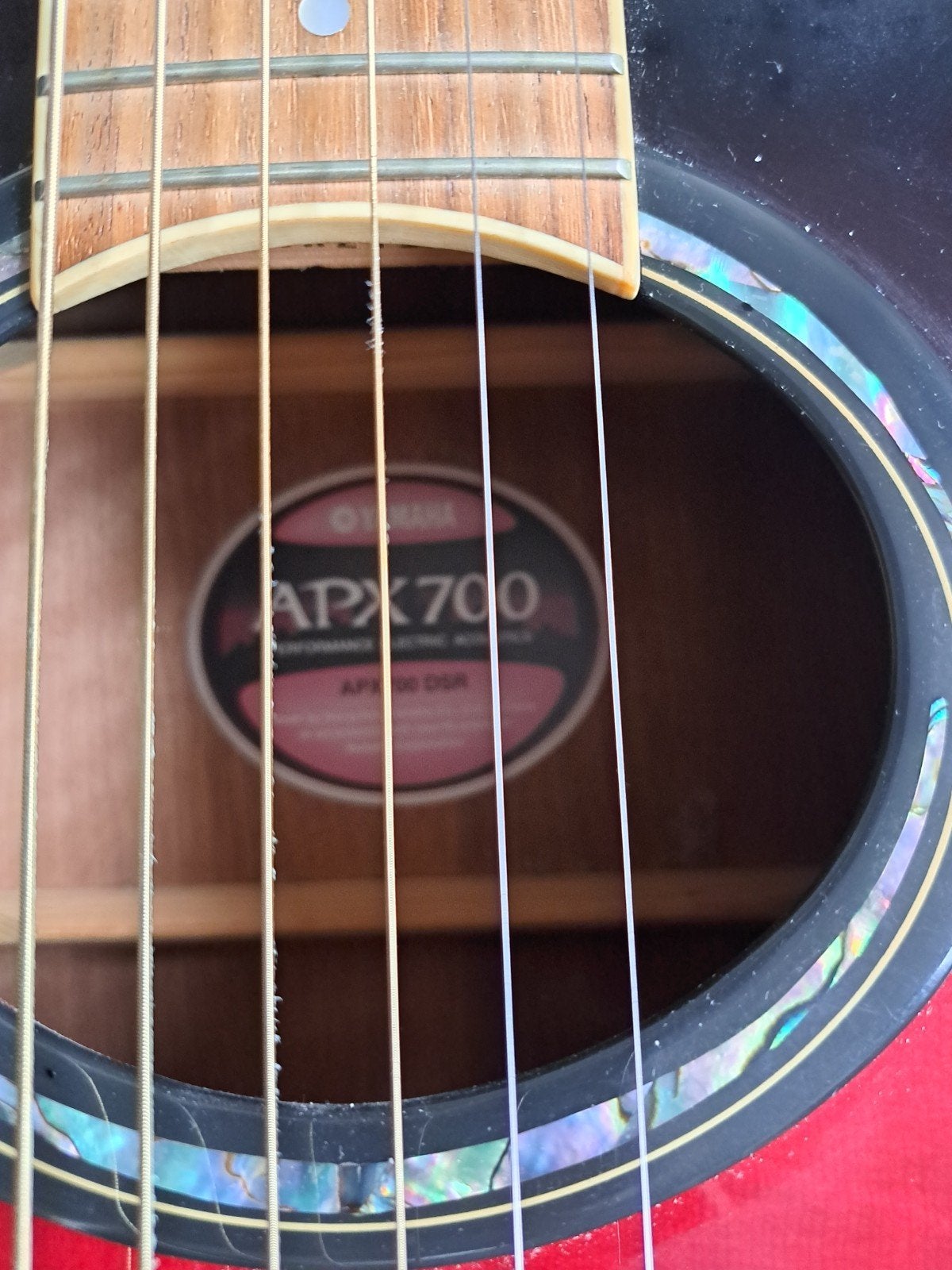 Yamaha APX 700 DSR Western gitaar met element, Ophalen, Gebruikt, Western- of Steelstringgitaar