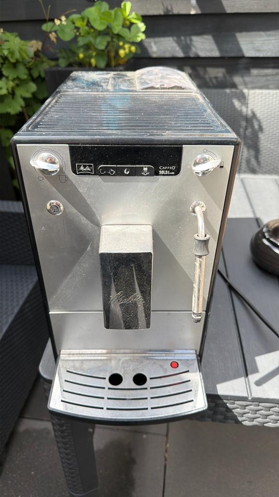 Melitta Caffeo Solo & Milk koffiezetapparaat, Witgoed en Apparatuur, Koffiezetapparaten, Gebruikt, Espresso apparaat, Koffiebonen