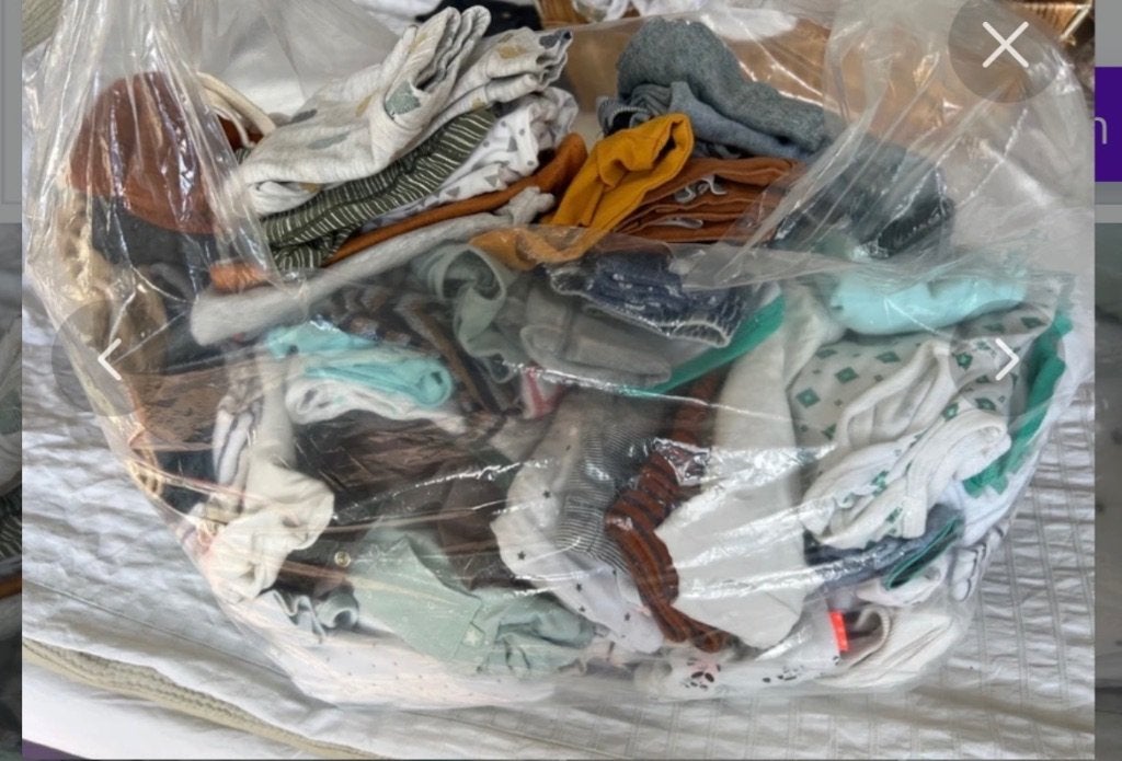 Grote tas kleding voor new born!, Ophalen of Verzenden, Zo goed als nieuw, Maat 62