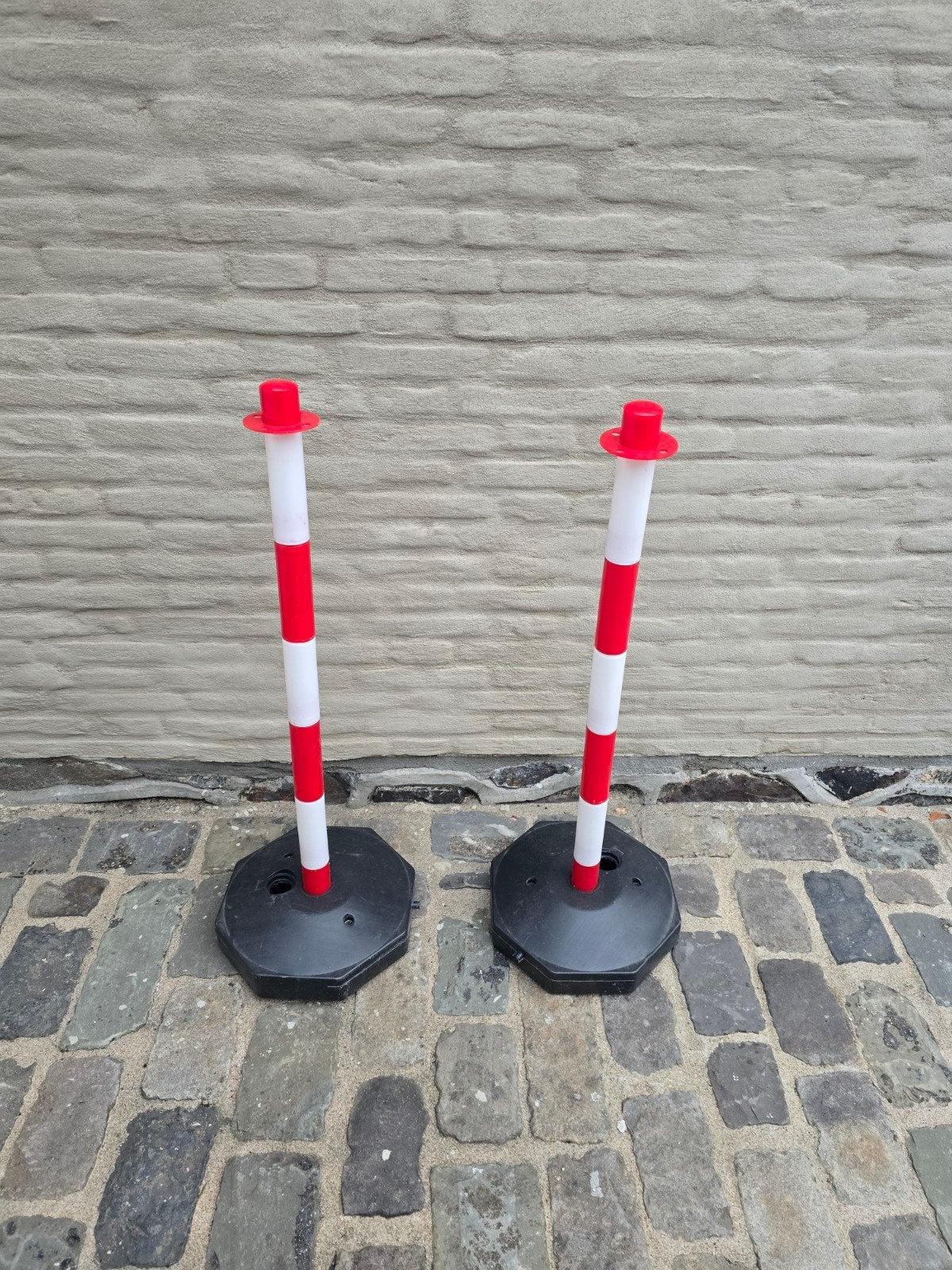 2x Afzetpaal Rood/Wit, Ophalen, Gebruikt