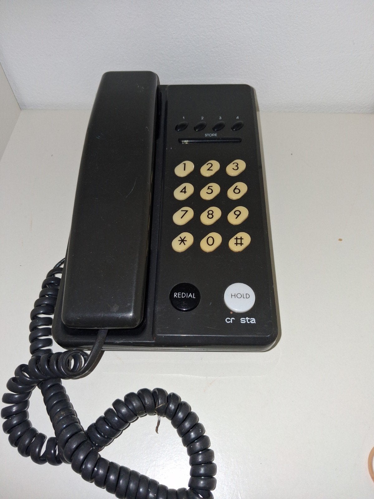 Vintage Cresta Telefoon met Druktoetsen, Gebruikt, Onbekend@voorbeeld.com, Verzenden, Onbekend