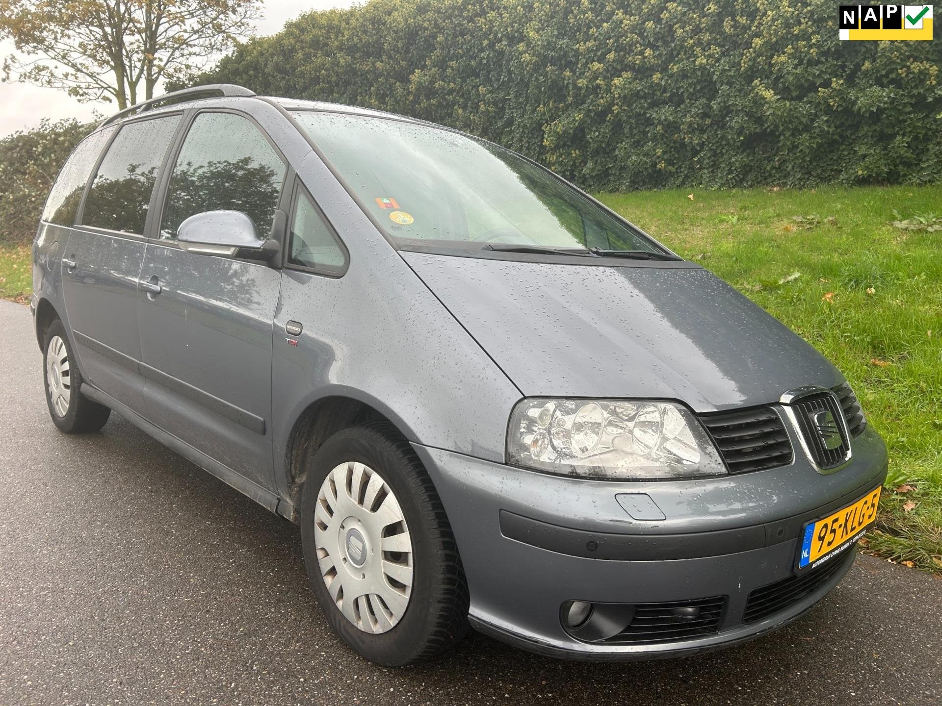 Seat Alhambra 2.0 TDI Ecomotive 7 persoons - Koppeling hoog, Auto's, Seat, Voorwielaandrijving, Gebruikt, 4 cilinders, 7 stoelen