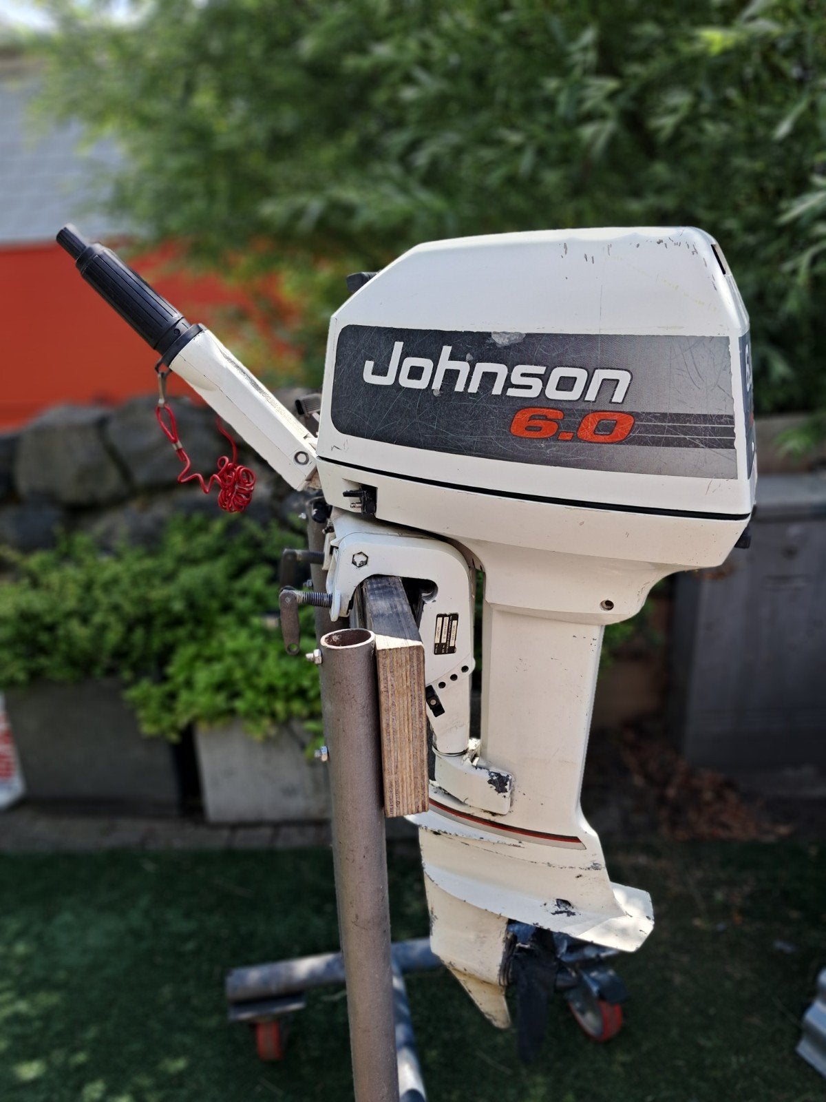 JOHNSON 8pk 2takt kortstaart, Watersport en Boten, Ophalen, Gebruikt, 5 tot 10 pk, Buitenboordmotor
