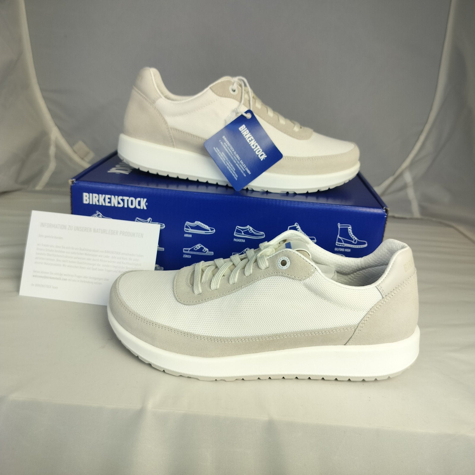 Birkenstock Honnef City Sneakers - Nieuw in doos maat 39, Kleding | Dames, Wit, Nieuw, Ophalen of Verzenden, Sneakers of Gympen