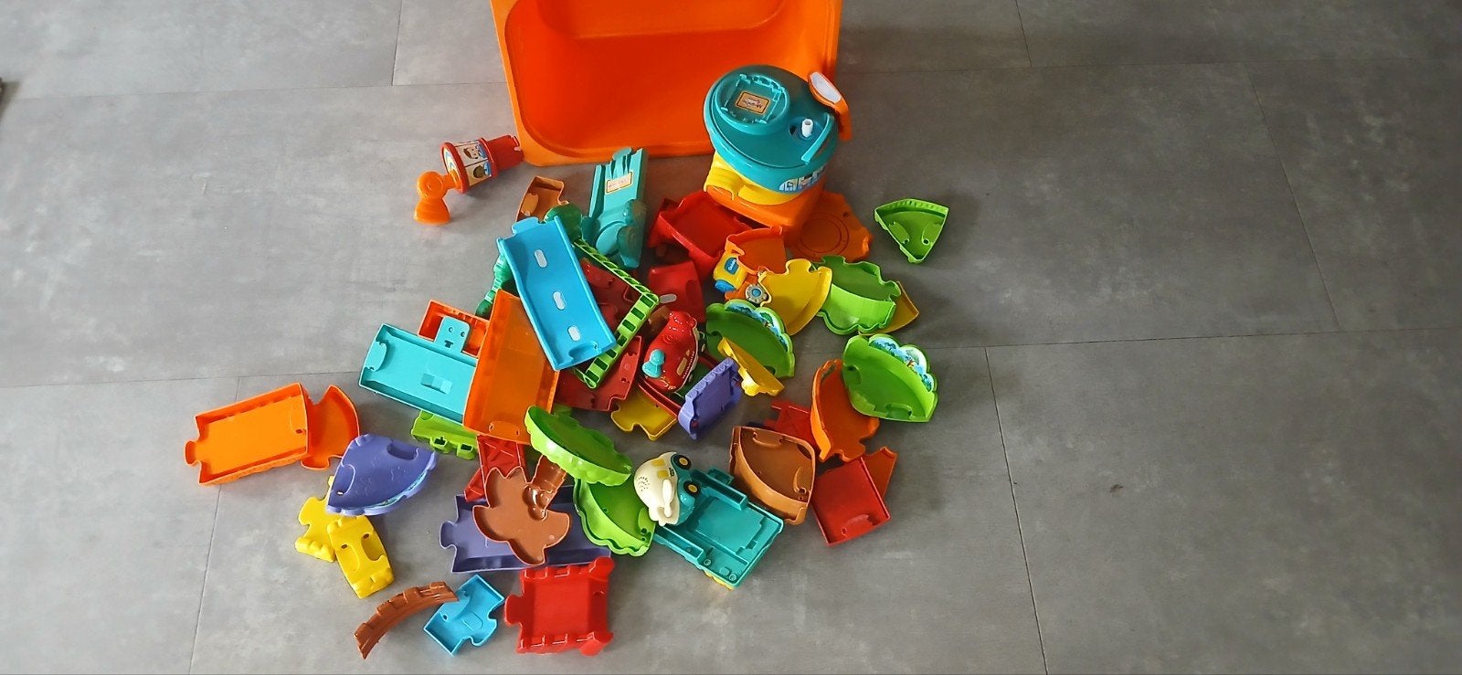 Vtech toet toet baan, Kinderen en Baby's, Speelgoed | Fisher-Price, Ophalen, Gebruikt, Speelset