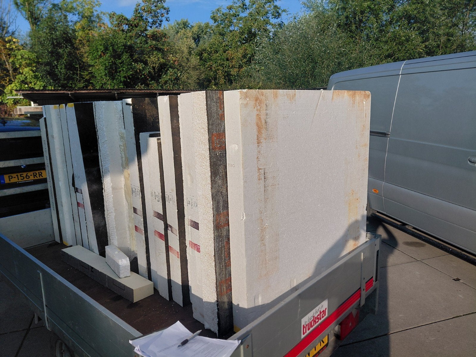 EPS Isolatieplaten 110mm - ca. 17m², Doe-het-zelf en Verbouw, Ophalen, Gebruikt, 15 m² of meer, Piepschuim (Tempex)