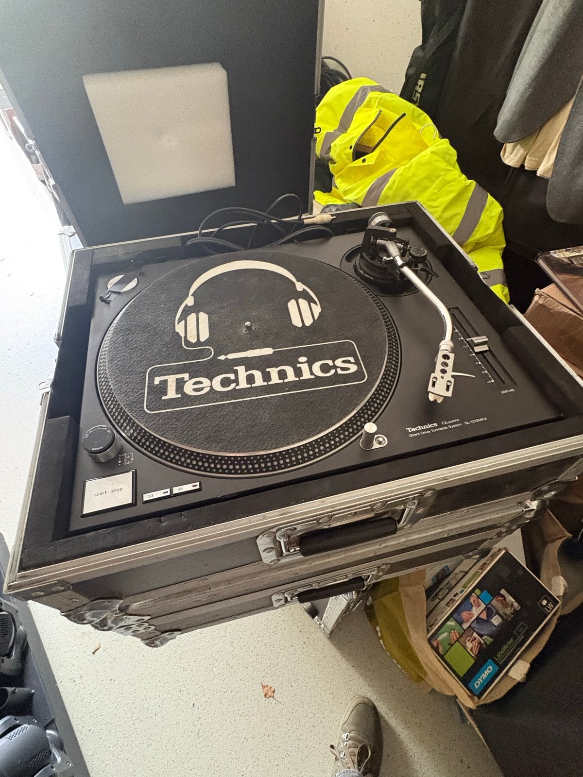 Technics SL-1200MK2 Platenspeler met Ortofon Stylus Pro, Gebruikt, Pitch-regelaar, Ophalen of Verzenden, Platenspeler