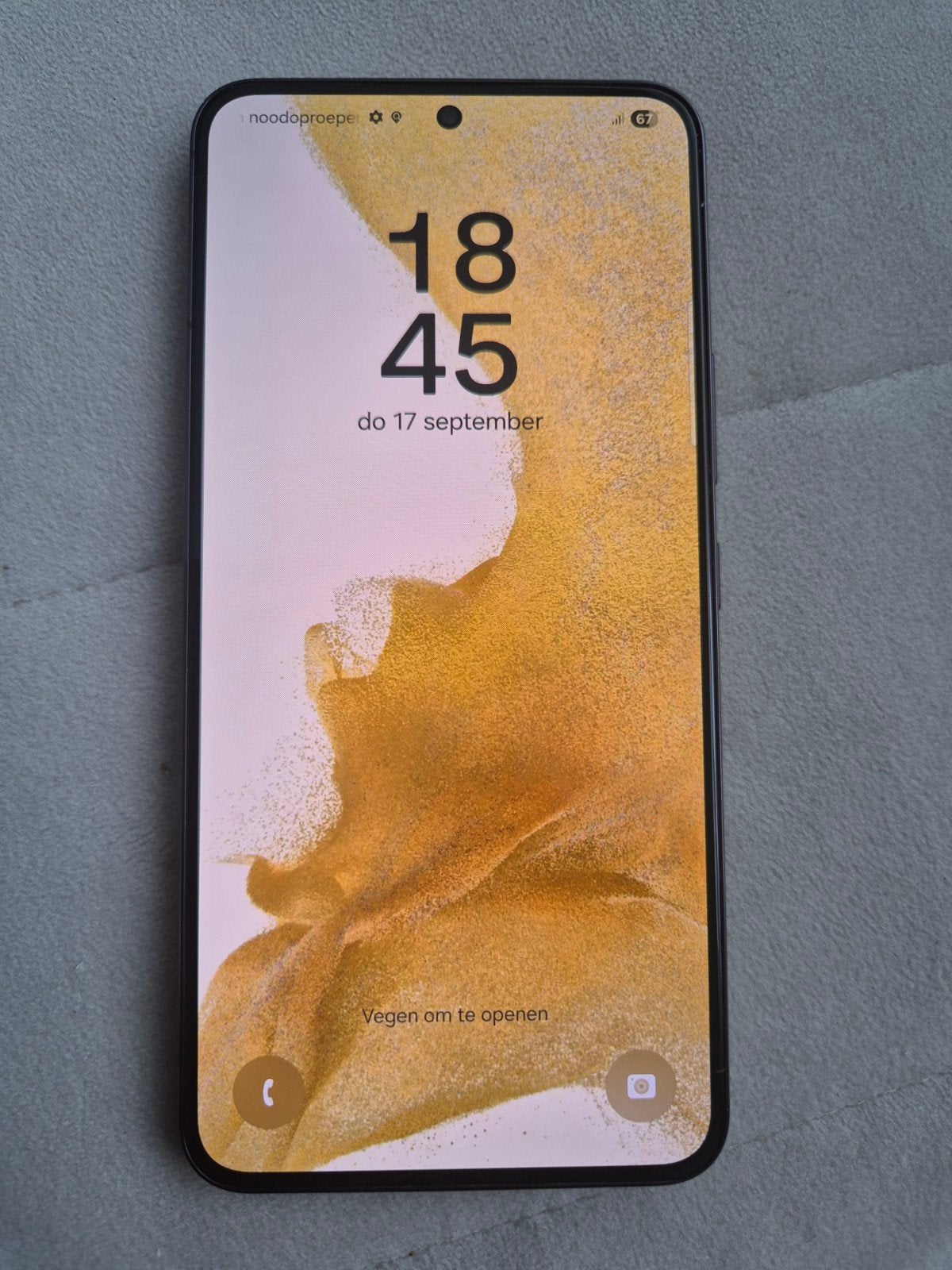 Samsung galaxy S22 256gb in goede staat, Zwart, Touchscreen, Ophalen of Verzenden, Zo goed als nieuw