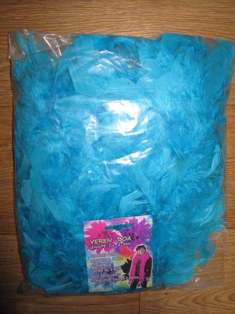 Veren boa - pruiken en galahandschoenen  Nieuw., Ophalen of Verzenden, Nieuw, Carnaval, Accessoires