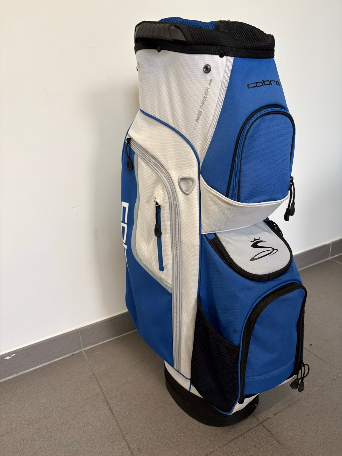 Cobra Golf Cartbag - Blauw/Wit 2023, Ophalen of Verzenden, Gebruikt, Tas, Overige merken