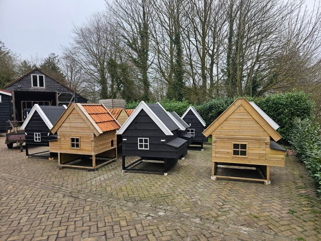 Duurzame handgemaakte kippenhokken, Ophalen, Nieuw, Kippenhok of Kippenren