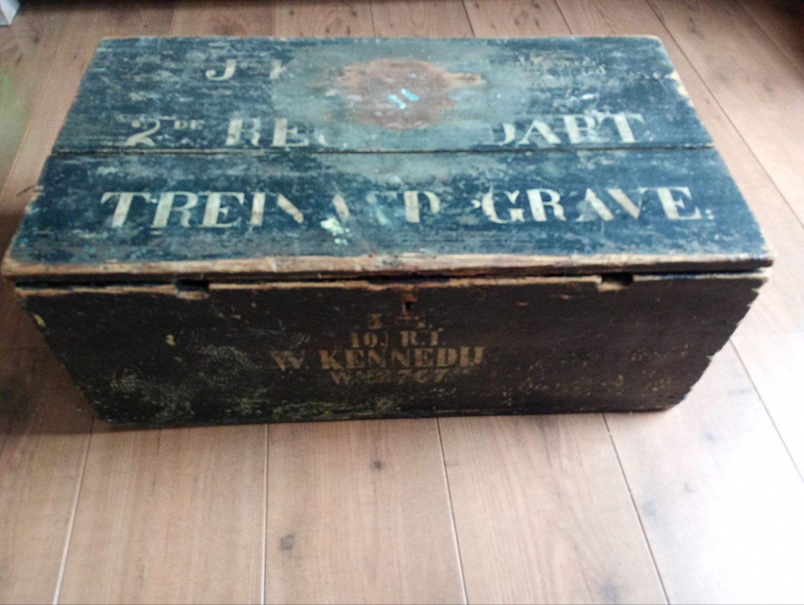 Nederlandse kist trein regiment / 10e regiment infanterie., ., Ophalen of Verzenden, ., Nederland