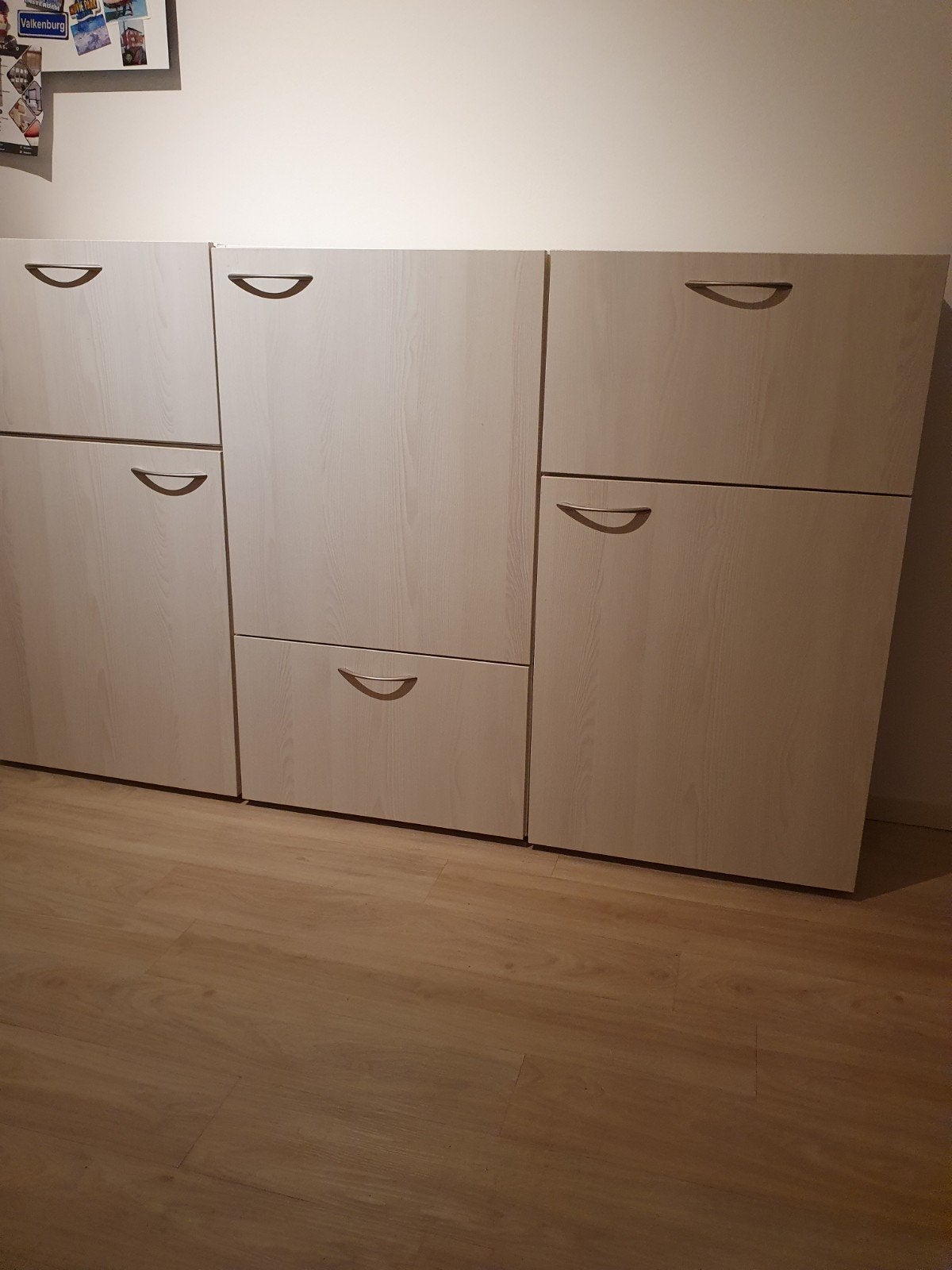 BRIBUS keukenkastjes boven Kleur Grijs Iepen, Ophalen, 50 tot 100 cm, Minder dan 100 cm, Grijs