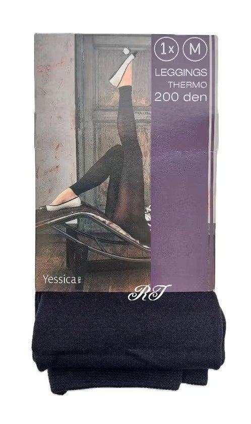 Prachtige zwarte thermo winter legging., Legging, Maat 40/42 (M), Ophalen of Verzenden, Zo goed als nieuw
