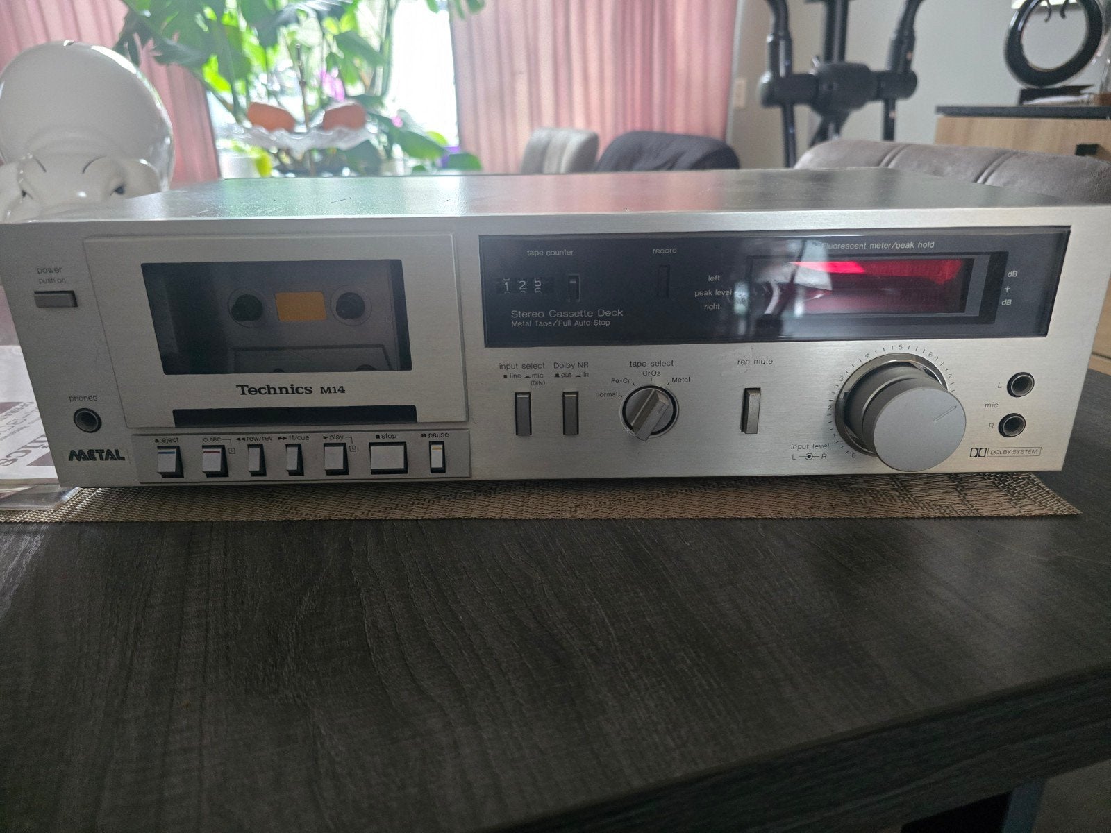 Technics M14 Stereo Cassette Deck - Vintage Audiophile, Ophalen of Verzenden, Enkel, Tiptoetsen