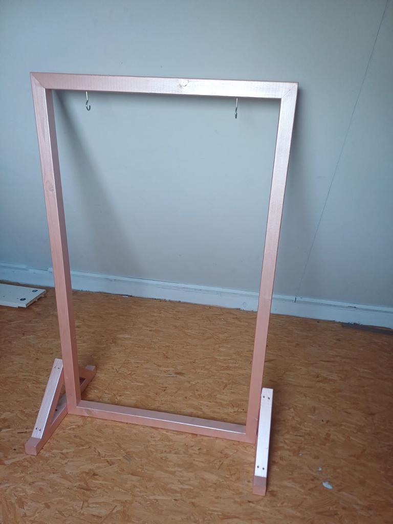 Welkoms bord frame bruiloft feest verjaardag rose gold goud, Ophalen, Zo goed als nieuw, Versiering, Geboorte of Huwelijk