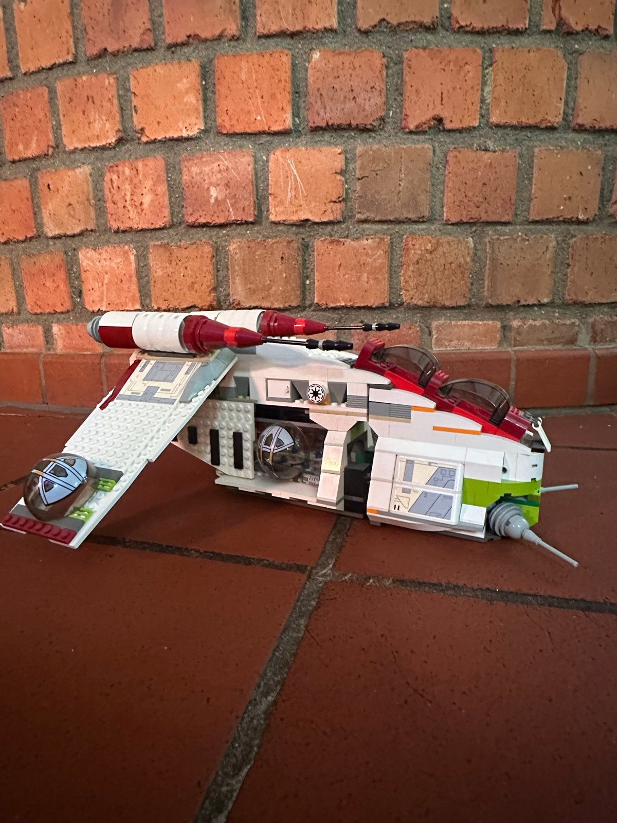 LEGO Star Wars Republic Gunship (7163), Ophalen of Verzenden, Gebruikt