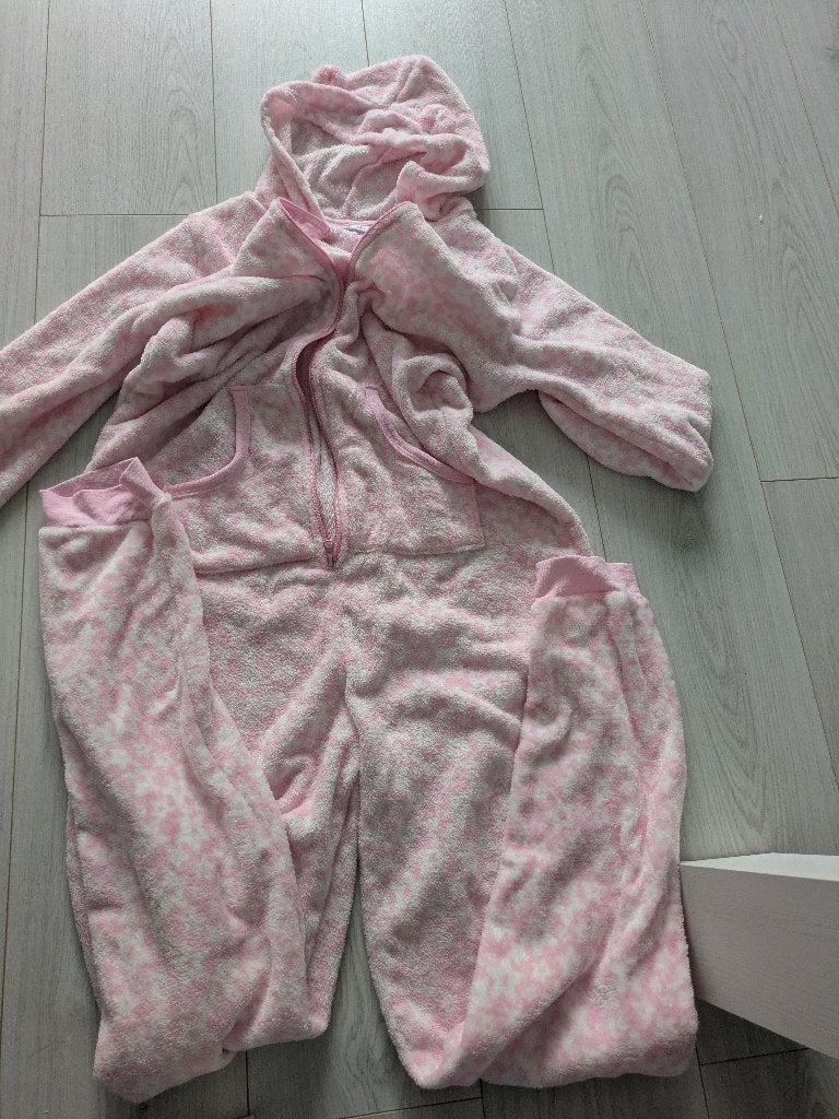 Onesie, Kleding | Dames, Maat 42/44 (L), Ophalen of Verzenden, Zo goed als nieuw, Roze