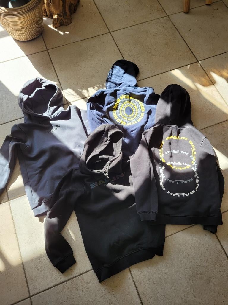 4 Ballin jongens truien met capuchon maat 14, Ophalen, Gebruikt, Ballin, Jongen