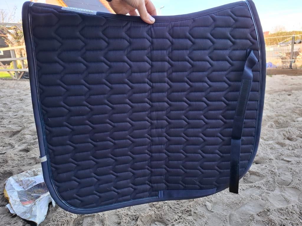 Dressuurdekje donkerblauw - Kavalkade - full, Dieren en Toebehoren, Paarden en Pony's | Dekens en Dekjes, Full (L), Verzenden