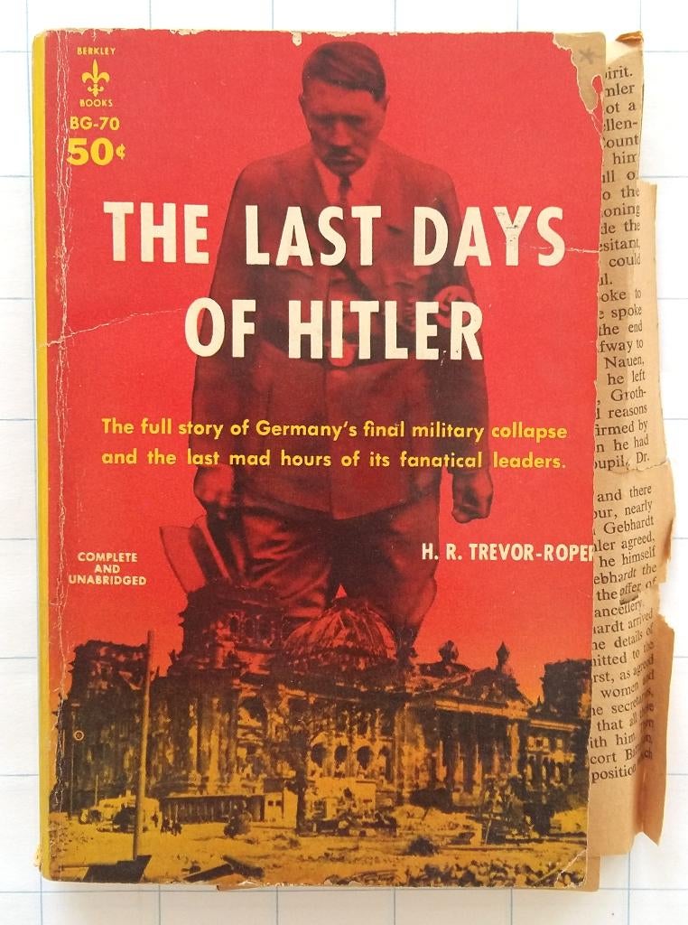 The last days of Hitler - H.R. Trevor-Roper, Ophalen of Verzenden, 20e eeuw of later, Gelezen, Europa