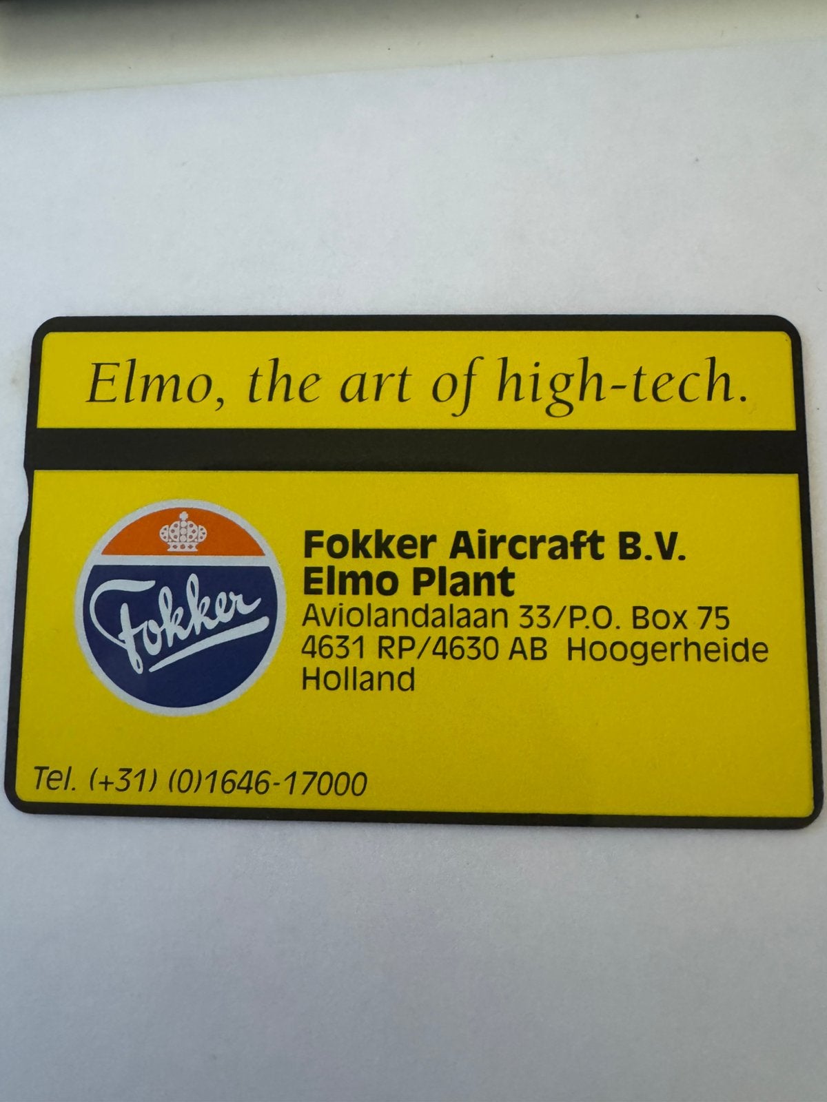 RCZ516 Fokker Aircraft, Ophalen of Verzenden